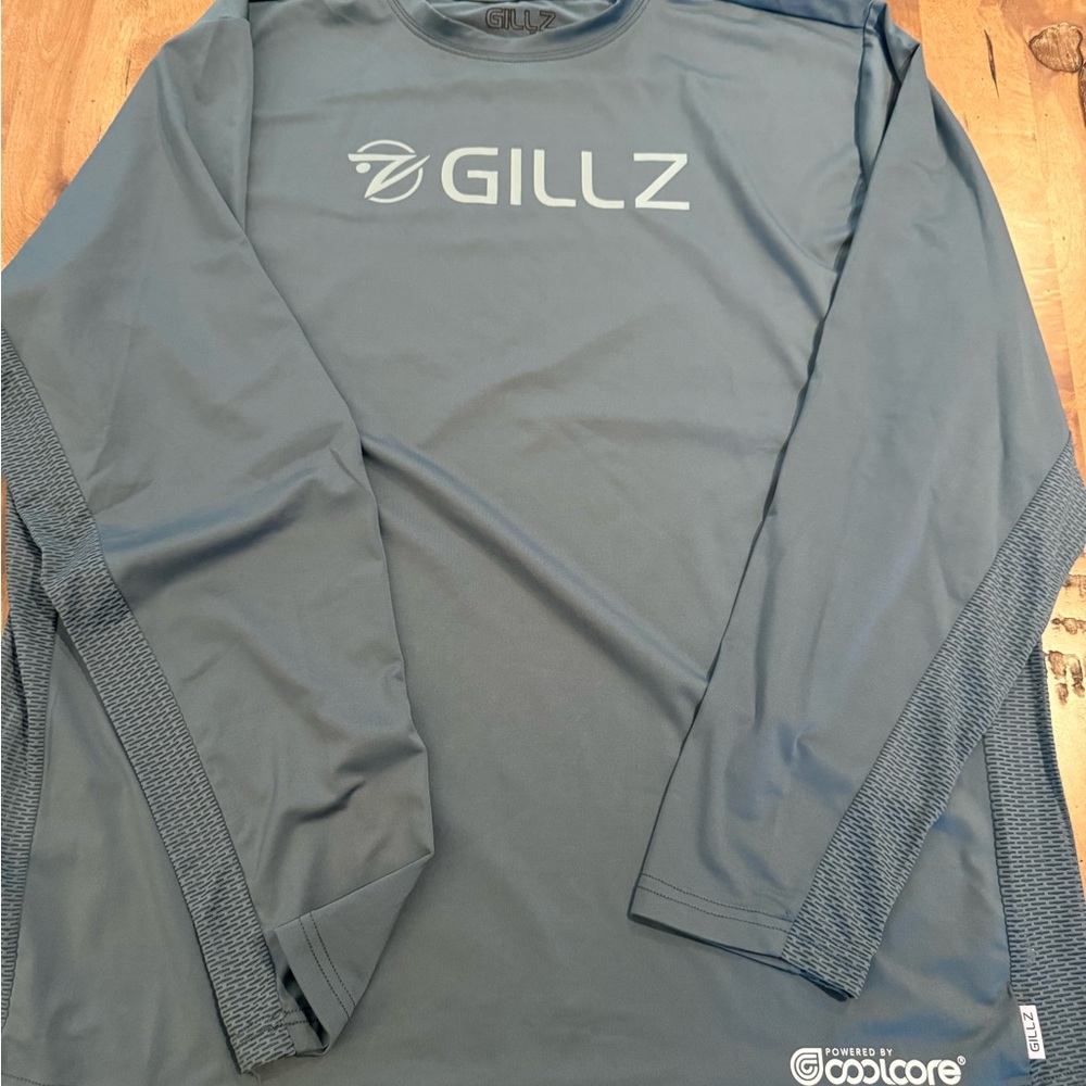 Gillz Blue/green Long Sleeve Shirt